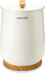 serenelife SLTLW100 Single Touch Towel and Blanket Warmer with Fragrant Disc Holder and LED Ring