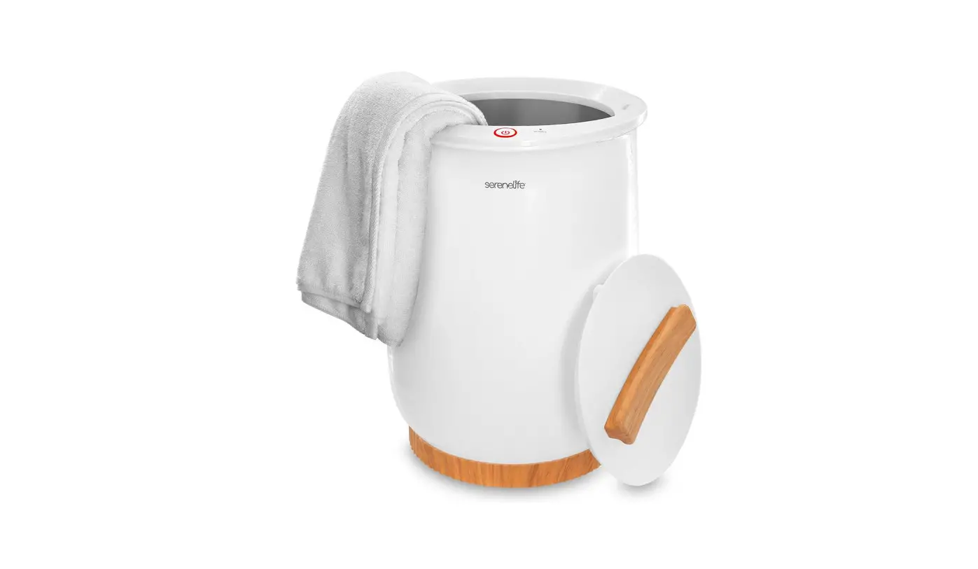 Serenelife Sltlw100 Single Touch Towel And Blanket Warmer With Fragrant Disc Holder And Led Ring User Manual