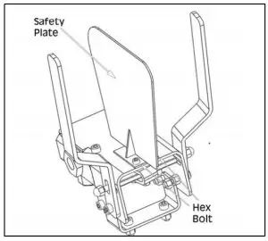 Clarke 3402041 Petrol Driven Log Splitter - SAFETY PLATES