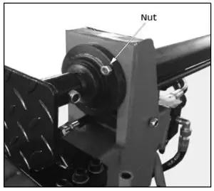 Clarke 3402041 Petrol Driven Log Splitter - Tighten