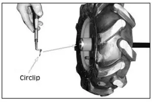 Clarke 3402041 Petrol Driven Log Splitter - circlip