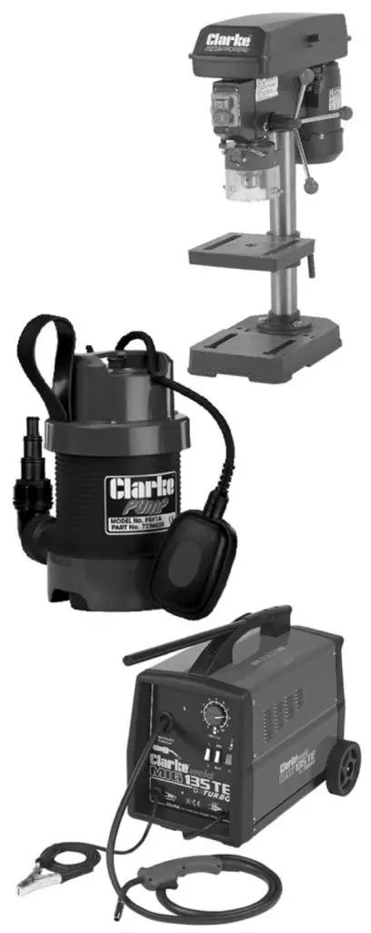 Clarke 3402041 Petrol Driven Log Splitter - fig 1