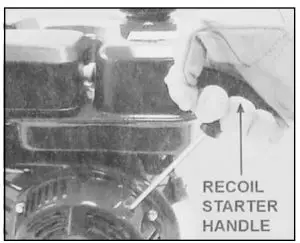 Clarke 3402041 Petrol Driven Log Splitter - rapid pull