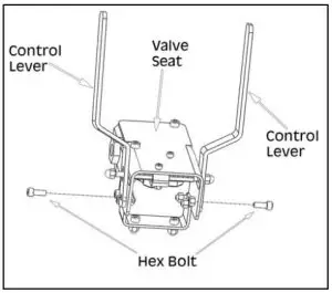 Clarke 3402041 Petrol Driven Log Splitter - valve