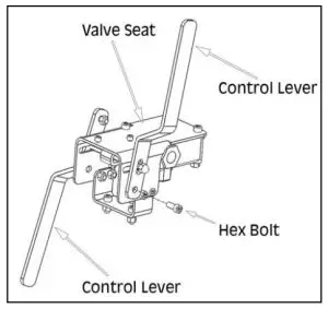 Clarke 3402041 Petrol Driven Log Splitter - valve seat