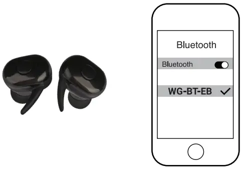 Kingray Electronics Wireless Gear True Waireless Stereo Earbuds-fig2