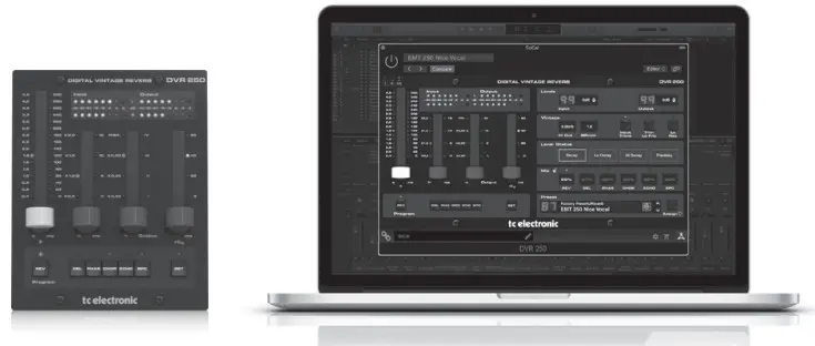 tc electronic DVR250-DT Digital Vintage Reverb Plug-In
