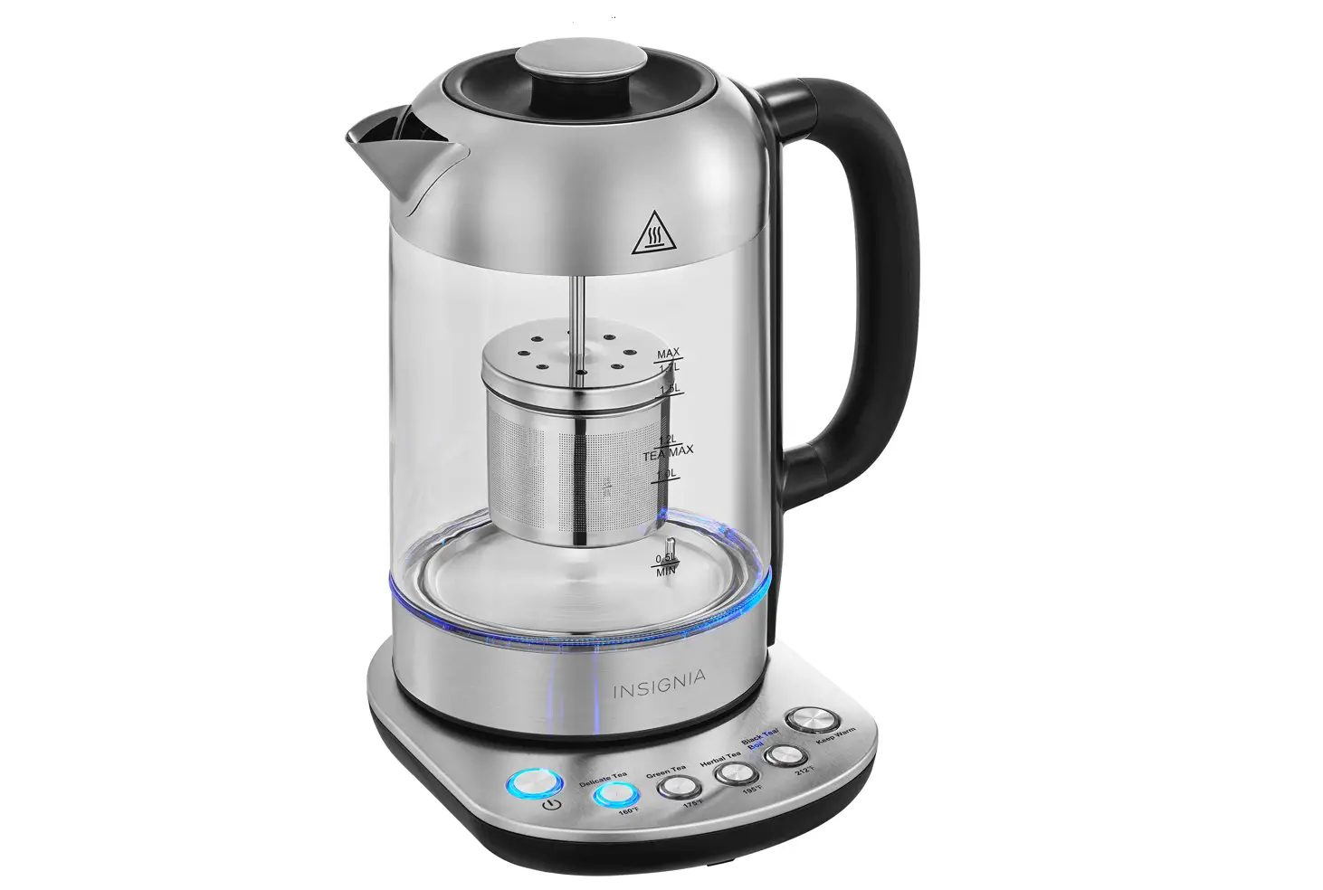 Insignia Ns-ek17sg2 1.7 L Electric Glass Kettle With Tea Infuser User Guide