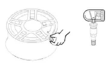BH SENS TMSS6A4 TPMS Clamp-In Sensor fig 2