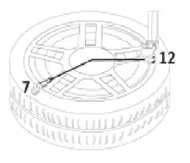 BH SENS TMSS6A4 TPMS Clamp-In Sensor fig 5