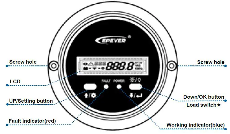 EPEVER MT91 Remote Meter-1