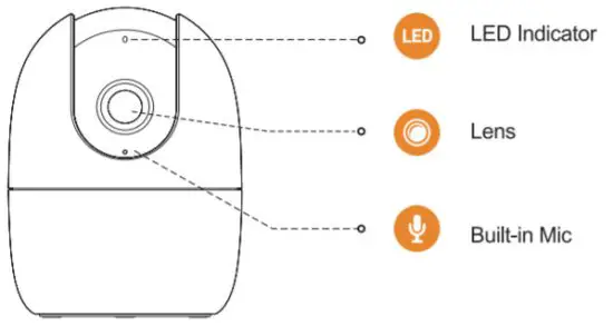 IMOU IPC A22EP-V2 WiFi Pan and Camera - canera introduction