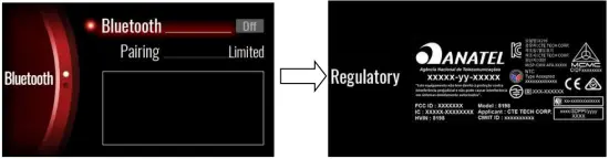 Bluetooth E-Label display