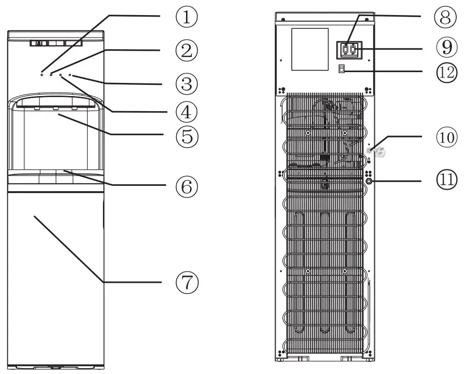 EUHOMY WC C Bottom Loading Water Cooler Dispenser-SET UP