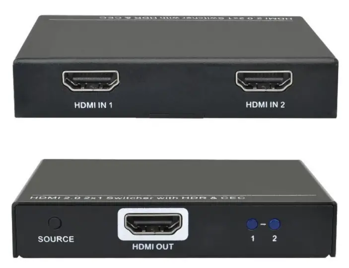 BLACKBIRD 43879 4K 2x1 HDMI Switch