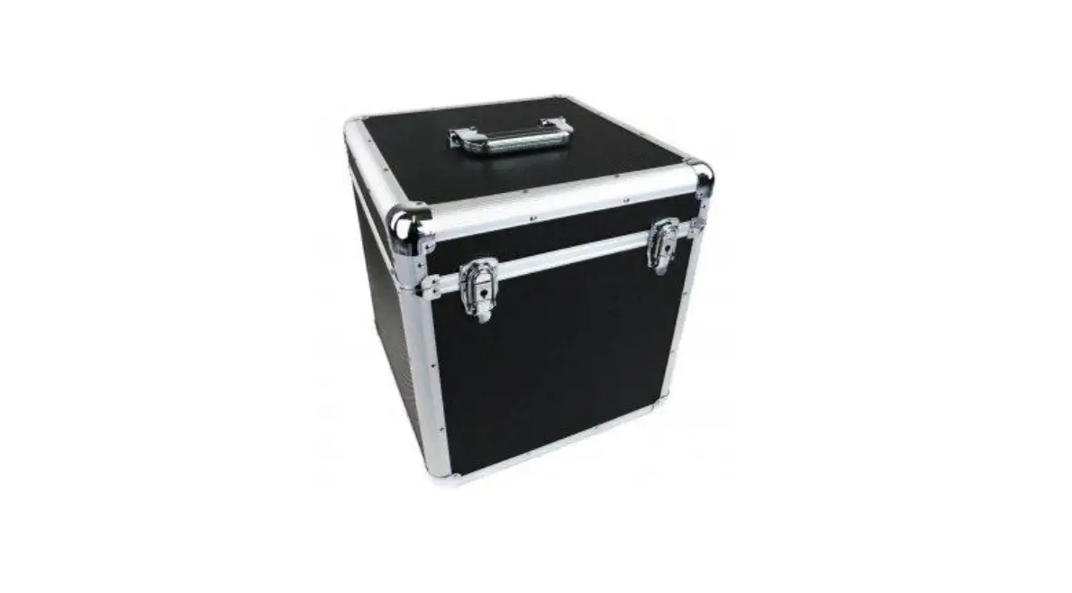 Oypla 3836 100x 12 Inch Lp Vinyl Record Box Hard Dj Flight Case Aluminium User Manual