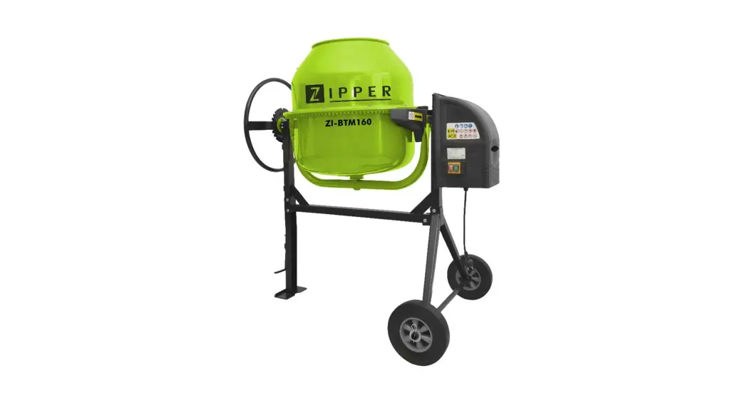 Zipper Zi-btm160 Concrete Mixer User Manual Zipper Zi-btm160 Concrete Mixer User Manual