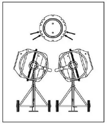 ZIPPER ZI BTM160 Concrete Mixer - Mixing