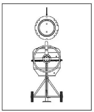 ZIPPER ZI BTM160 Concrete Mixer - Storage and breaks