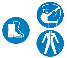 ZIPPER ZI BTM160 Concrete Mixer - warning