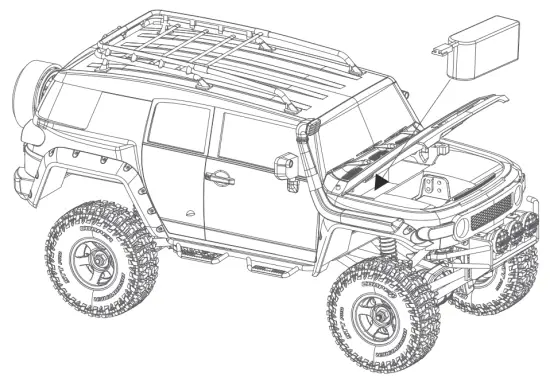 EAZYRC EAZ11805 Mini Crawler Jeep