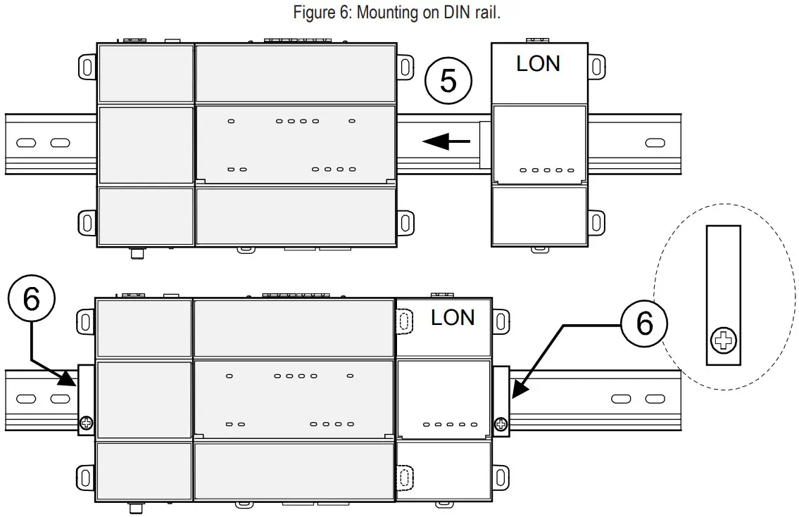 LG PBASNC8000 Multisite Network Controller - DIN rail 1