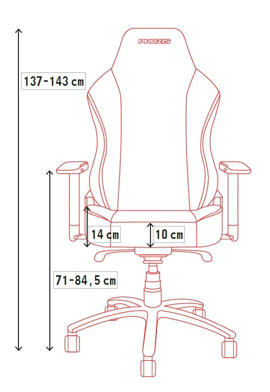 PROZIS Premium Office Gaming Chair fig 4