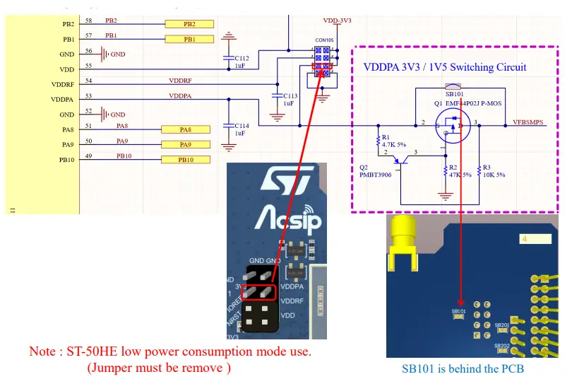 Acsip EK-ST50 LoRa SoC SiP EVK Board-fig8