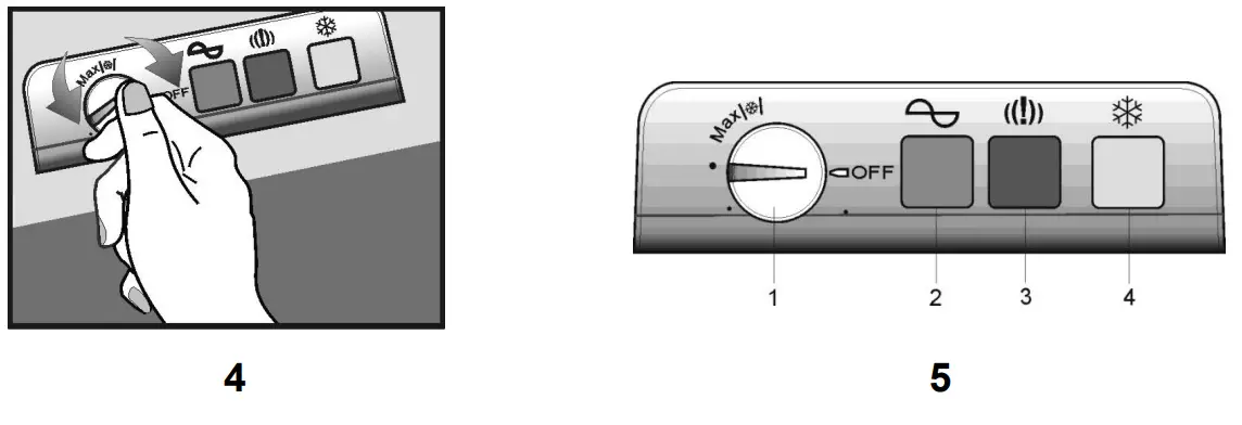 beko HS14540N Chest Freezer - Features 2