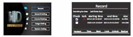 VECLESUS VMQD 7 Inch 1080P HD DVR Wired Backup Camera System fig 17