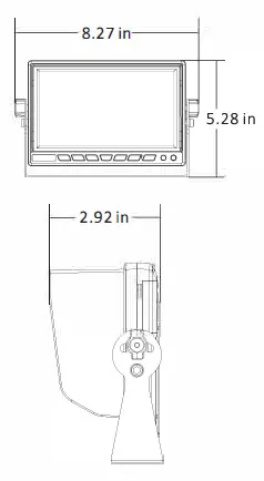 VECLESUS VMQD 7 Inch 1080P HD DVR Wired Backup Camera System fig 28