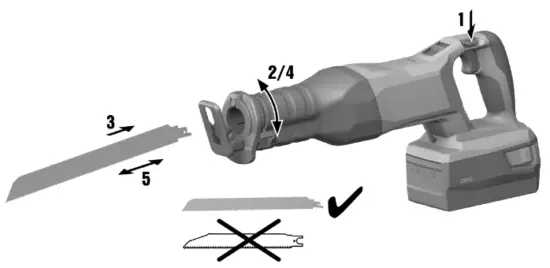 HILTI SR 30-A36 Reciprocating Saw - FIG 3