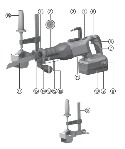 HILTI SR 30-A36 Reciprocating Saw - FIG