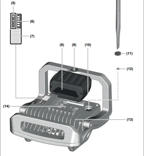BOSCH GLI 18V-4000 C Professional Cordless Jobsite Light 1