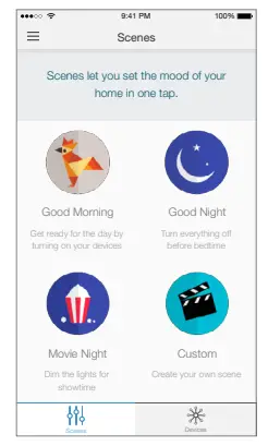 Kasa account display