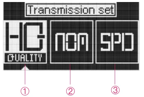 ACCSOON CineView HE Multi Spectrum Wireless Video Transmission System - Rate Setting