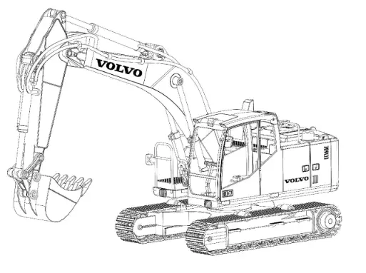 VOLVO EC160E 1 16 RC Excavator