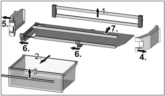 Liebherr UR500 Under-worktop refrigerator Fig 7