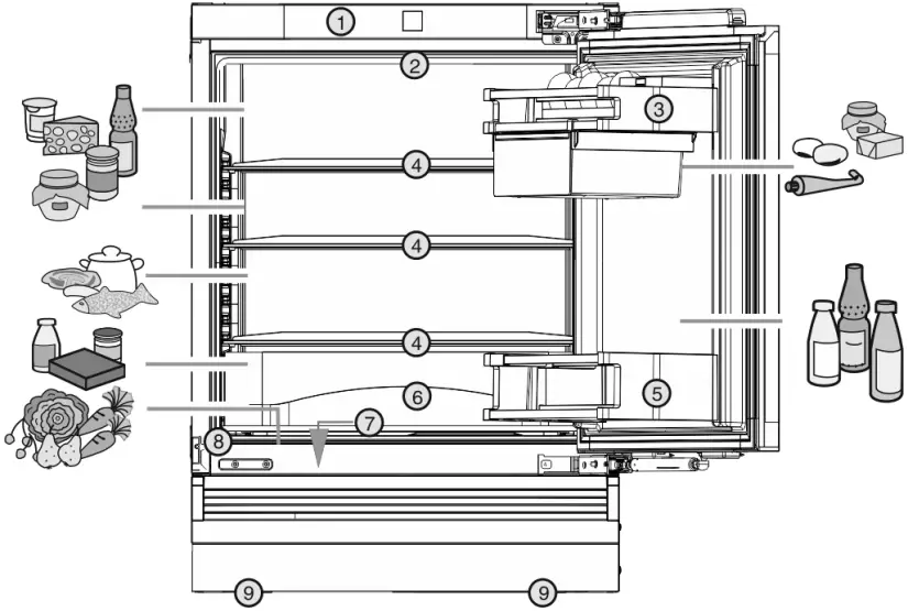 Liebherr UR500 Under-worktop refrigerator fig 1