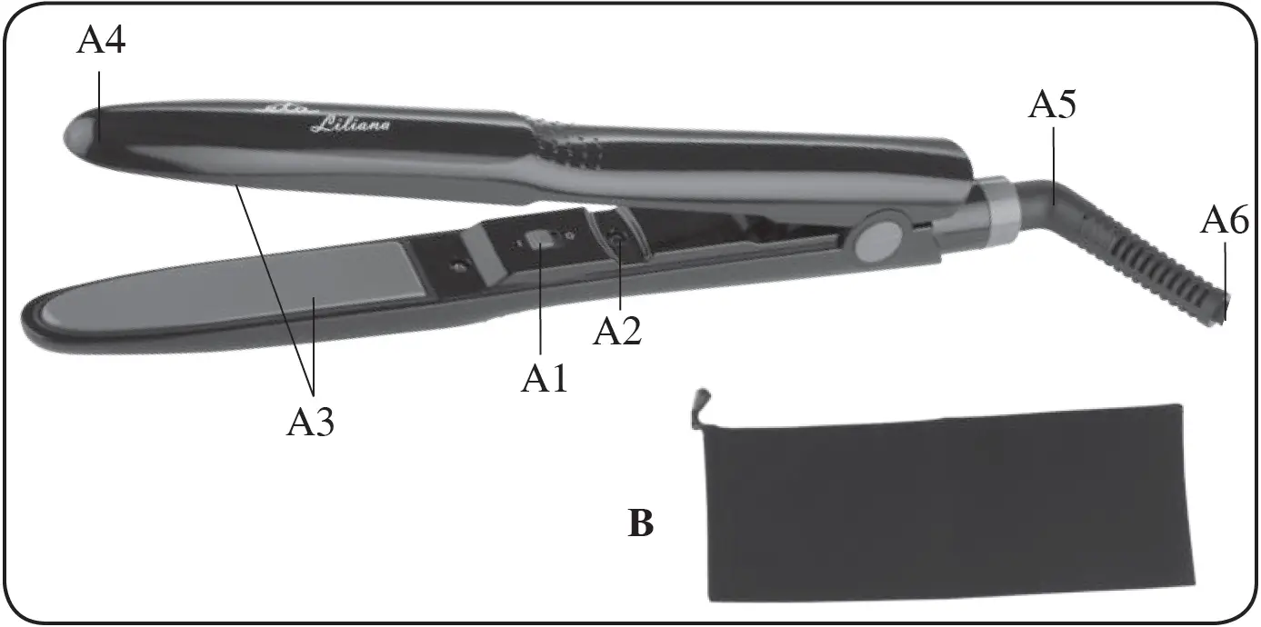 eta 5336 90000 Liliana Hair Straightener Instruction 01