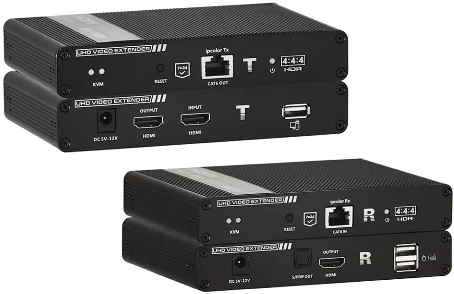 KanexPro Extender Over Cat6 w USB 2.0 70M 1