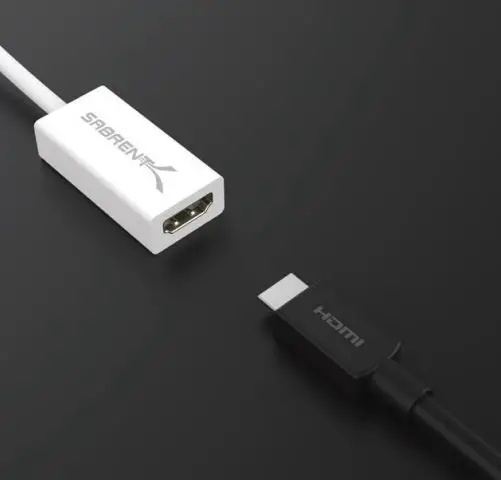 Sabrent DA-MDHA MINI DISPLAYPORT TO HDMI ADAPTER User Manual - Connect a HDMI cable coming form your display