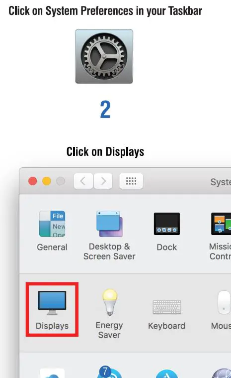 Sabrent DA-MDHA MINI DISPLAYPORT TO HDMI ADAPTER User Manual - Customizing your Display Settings Mac OS