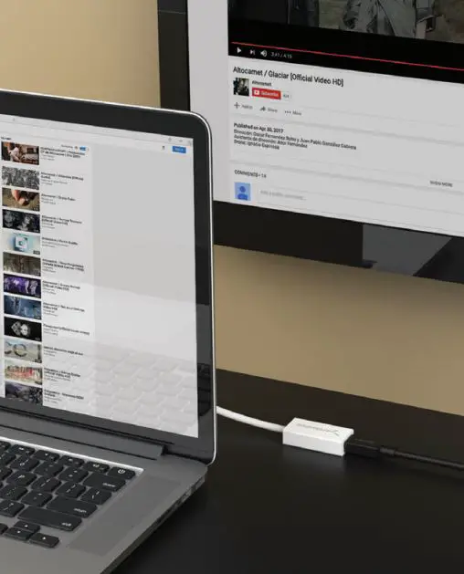 Sabrent DA-MDHA MINI DISPLAYPORT TO HDMI ADAPTER User Manual - Power on your display and set