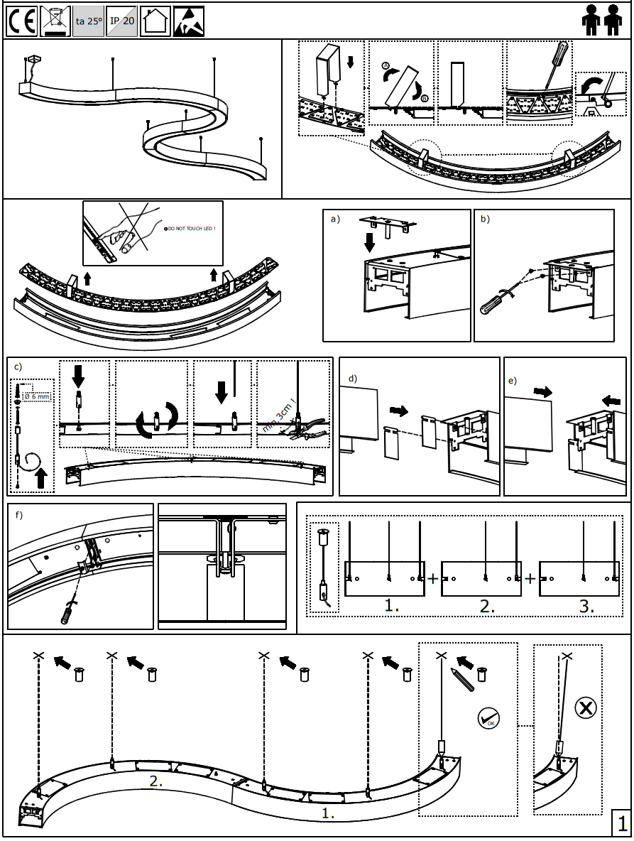 Halla Flumo100-S Interior LED Luminaires -[