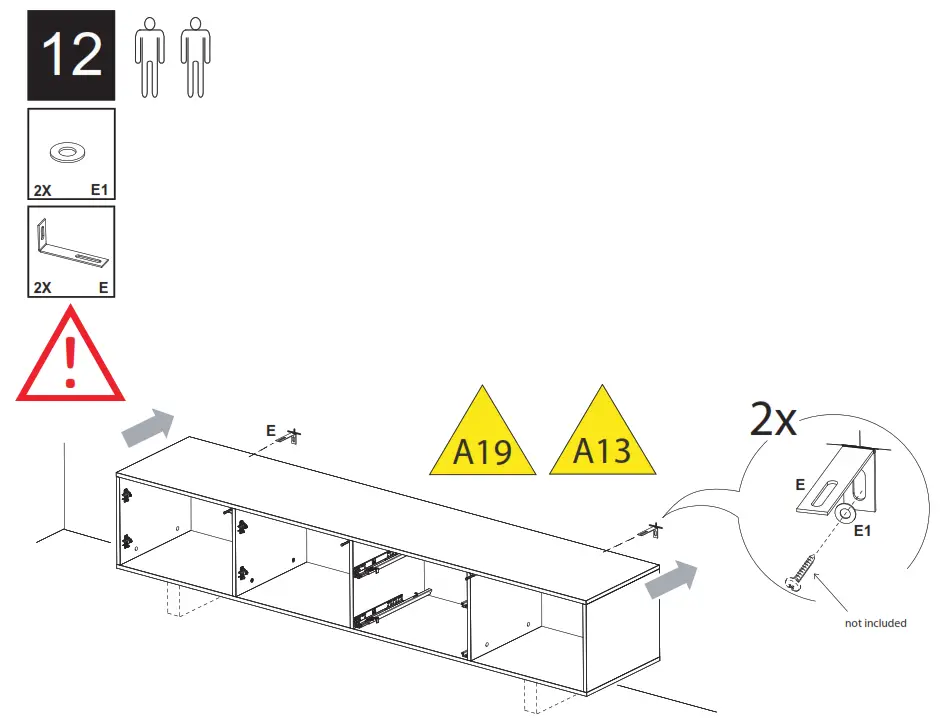 OTTO MBA07 DIVENTA Lowboard 220cm - FIG22