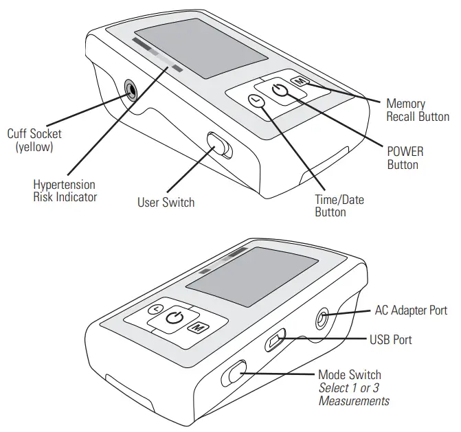 microlife BP3GX1-5X Blood Pressure Monitor - fig 1