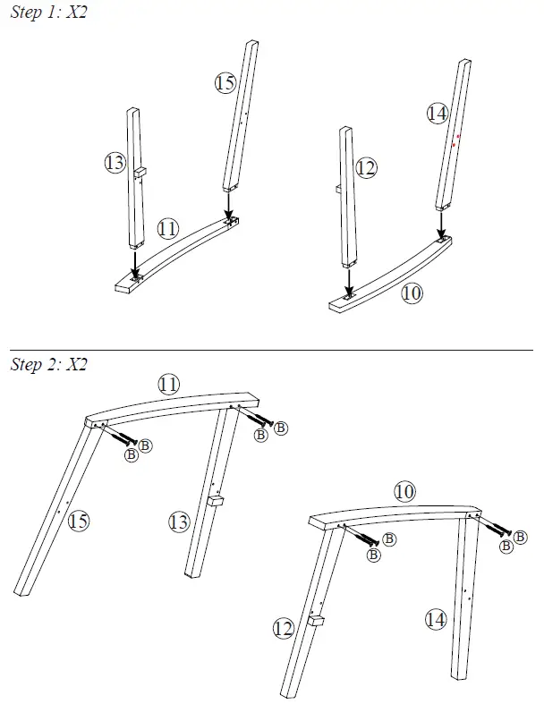 SUGIFT ZY1C0070 Outdoor Chaise Lounger with Side Table 5