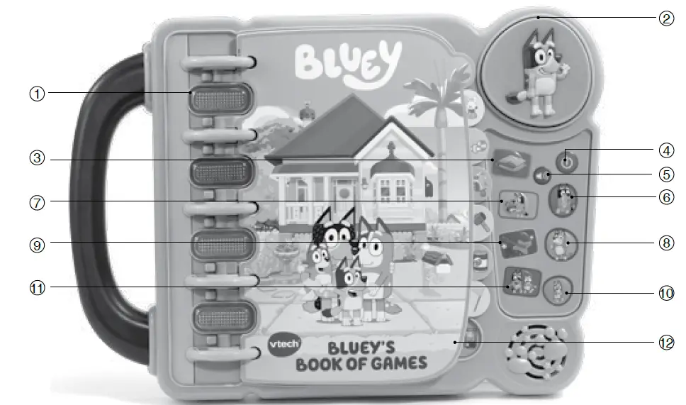 vtech BLUEY'S Book of Games 01