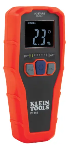 KLEIN TOOLS ET140 Pinless Moisture Meter